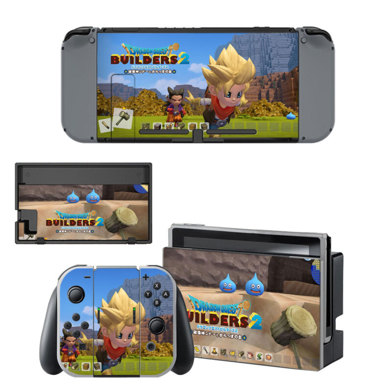 Dragon Quest Builders 2 Decal Cover For Nintendo Switch & Nintendo Switch OLED