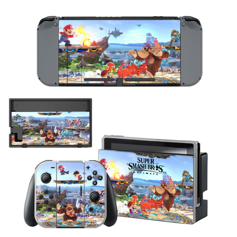 Super Smash Bros Skin Sticker For Nintendo Switch & Nintendo Switch OLED Design 1