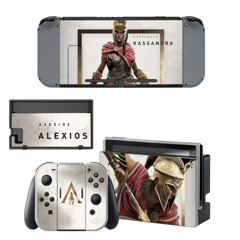 Assassin's Creed Odyssey Kassandra Decal Cover For Nintendo Switch & Nintendo Switch OLED