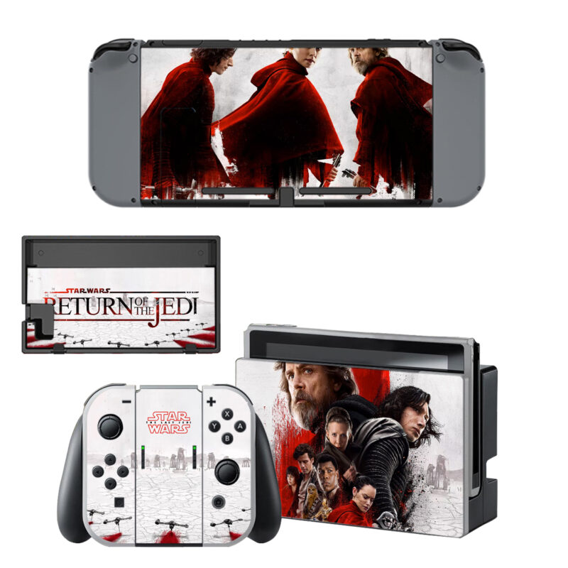 Star Wars The Last Jedi And Return Of The Jedi Skin Sticker For Nintendo Switch & Nintendo Switch OLED