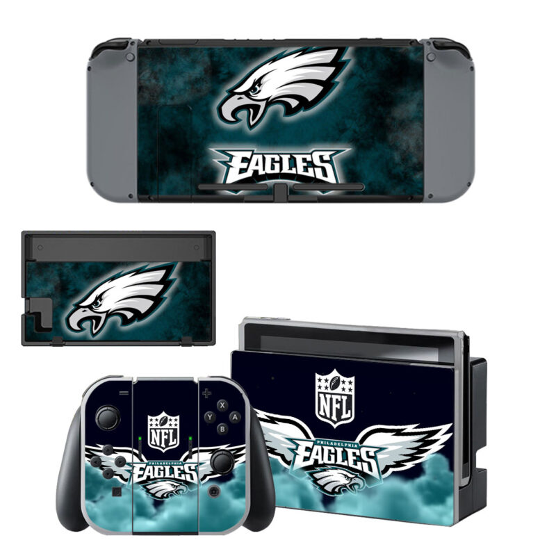 Philadelphia Eagles Skin Sticker For Nintendo Switch & Nintendo Switch OLED