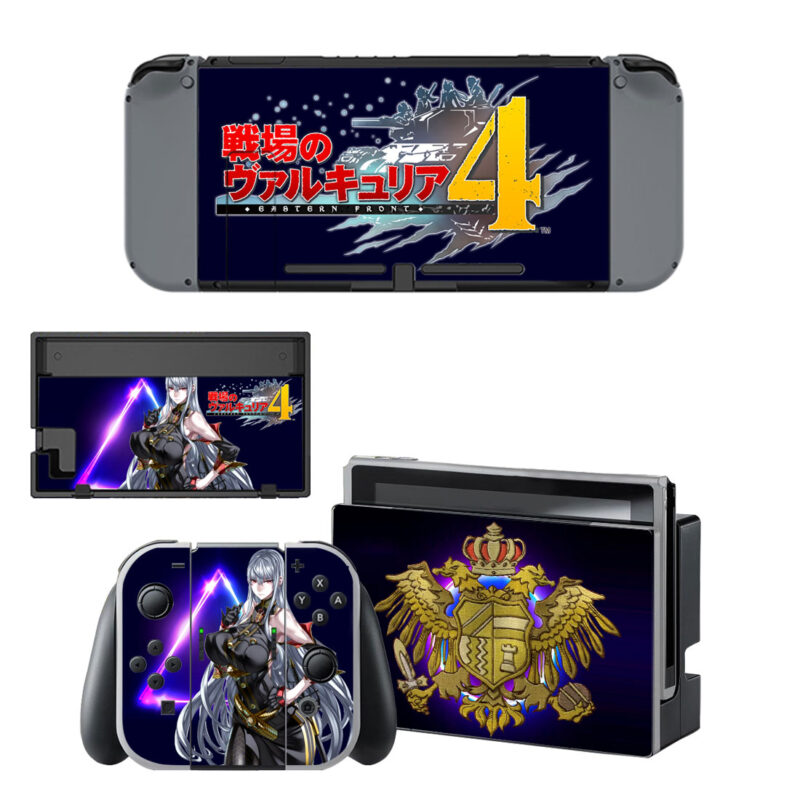 Valkyria Chronicles 4 Skin Sticker For Nintendo Switch & Nintendo Switch OLED Design 4