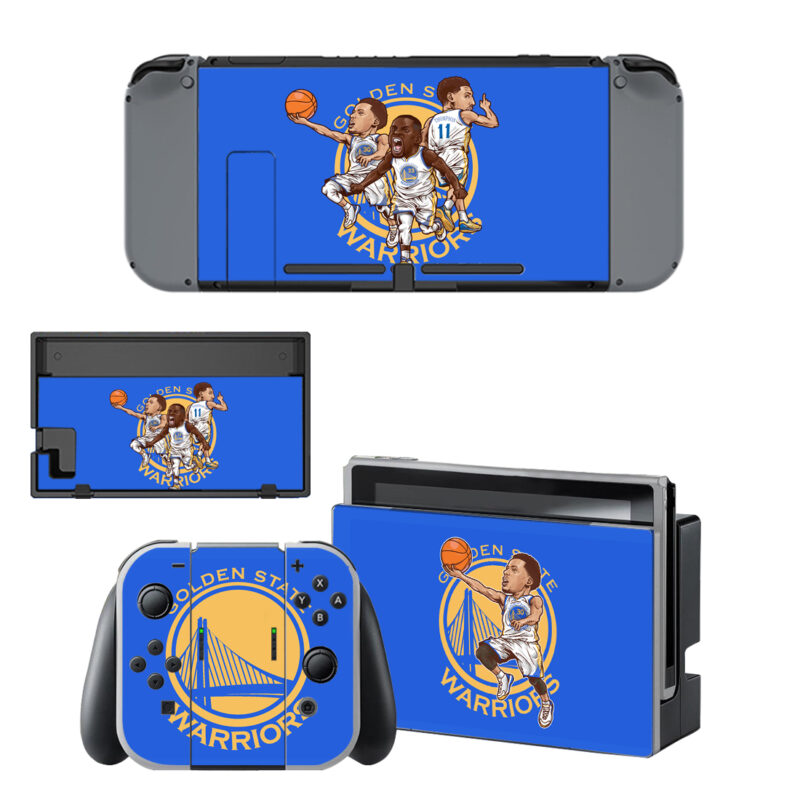 Golden State Warriors Decal Cover For Nintendo Switch & Nintendo Switch OLED Design 5