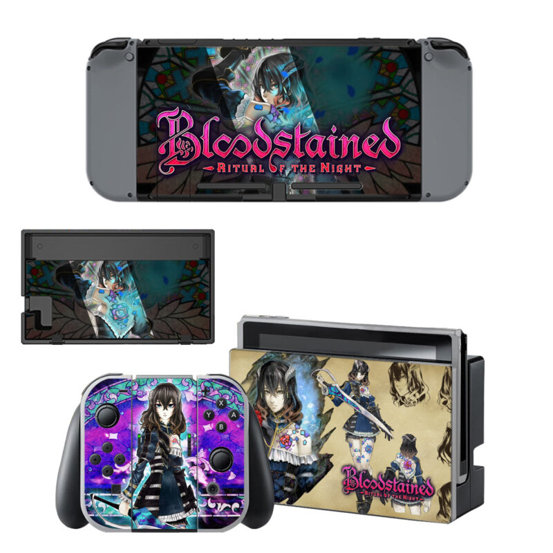 Bloodstained Skin Sticker For Nintendo Switch & Nintendo Switch OLED