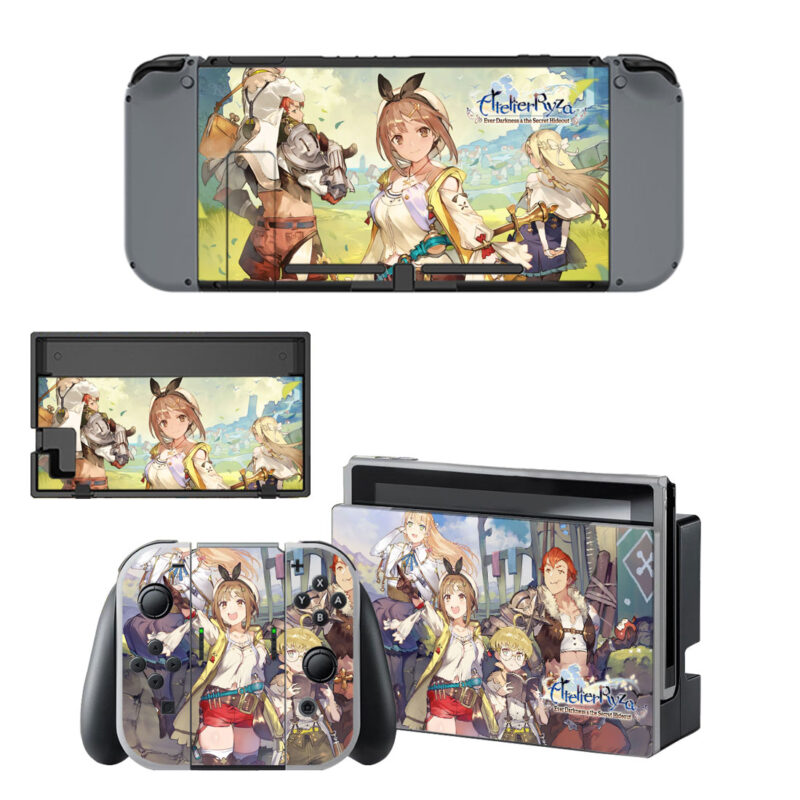 Atelier Ryza Skin Sticker For Nintendo Switch & Nintendo Switch OLED Design 3