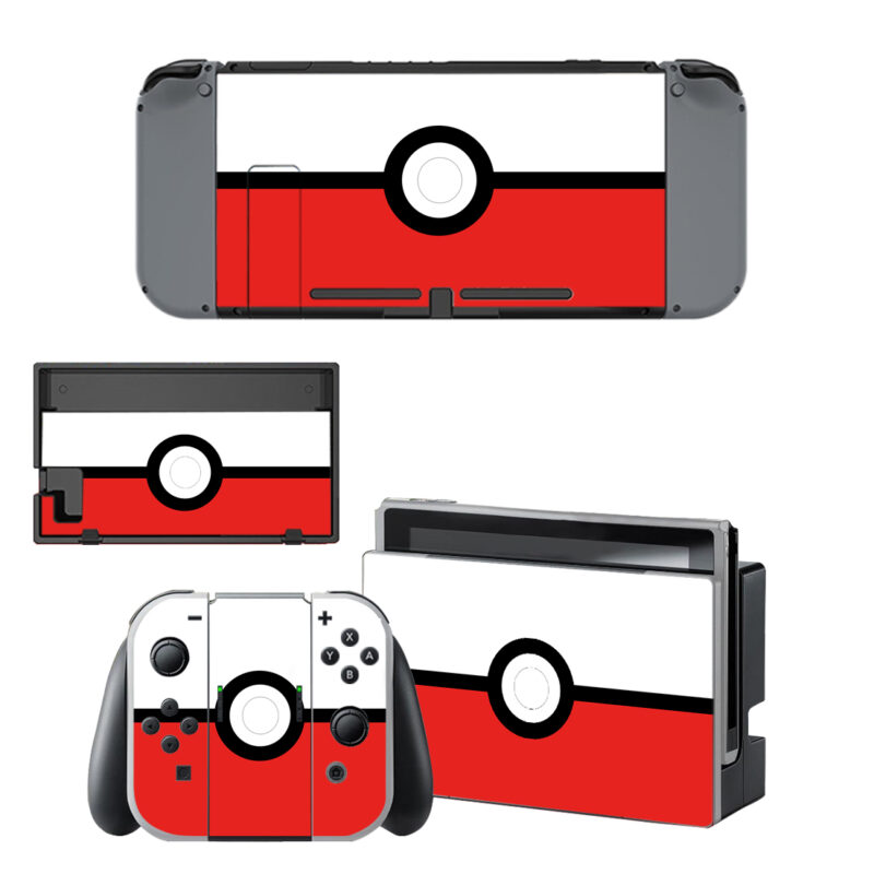 Pokemon Ball Decal Cover For Nintendo Switch & Nintendo Switch OLED Design 3