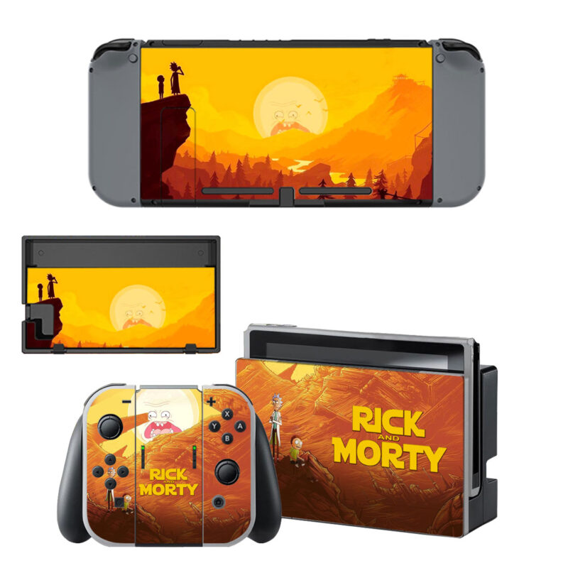 Rick And Morty Decal Cover For Nintendo Switch & Nintendo Switch OLED Design 3