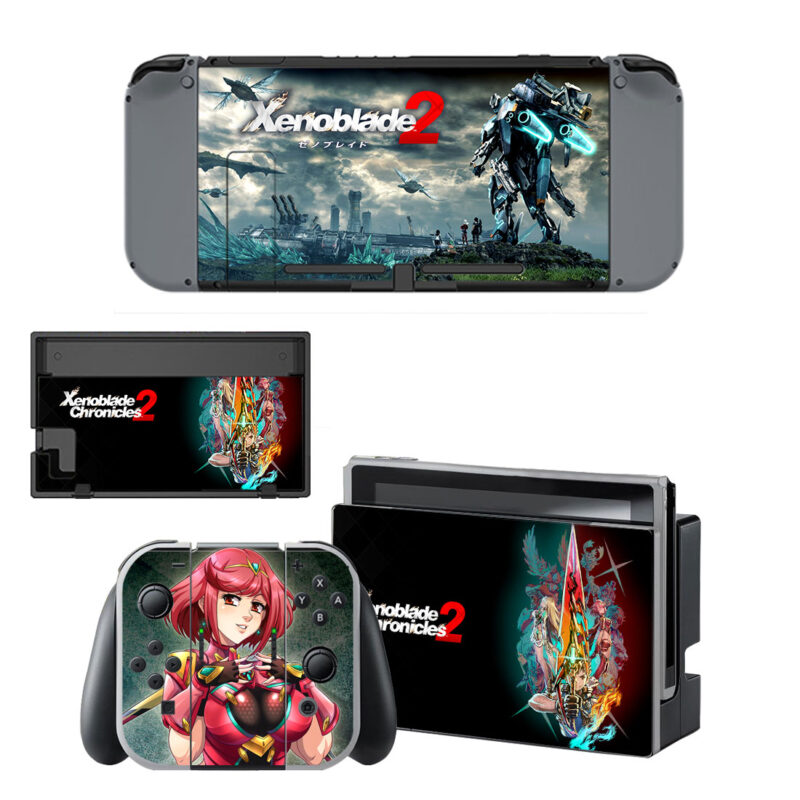 Xenoblade Chronicles 2 Skin Sticker For Nintendo Switch & Nintendo Switch OLED Design 6