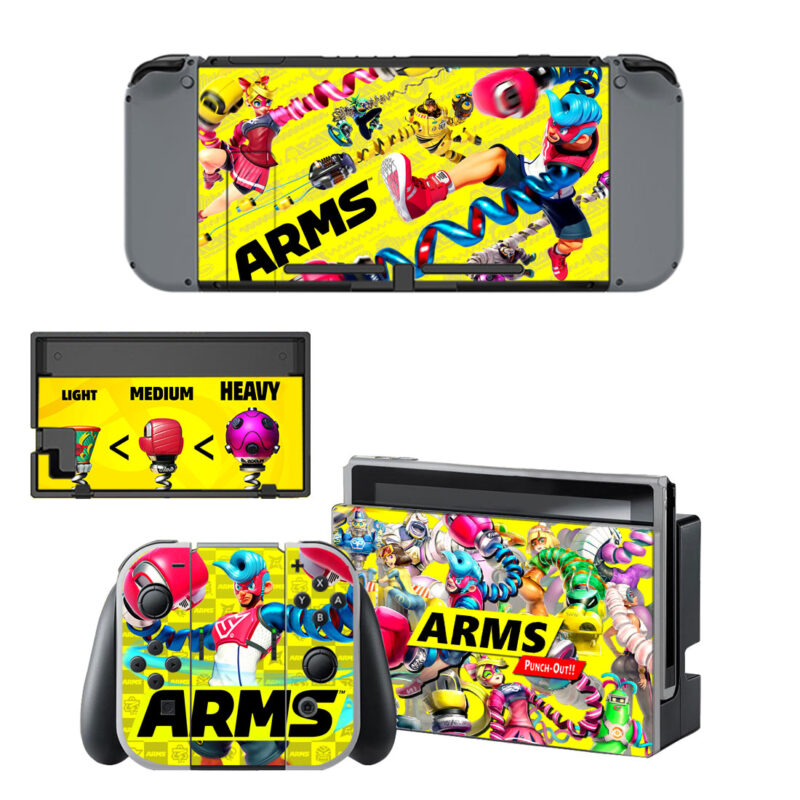 Game Arms Decal Cover For Nintendo Switch & Nintendo Switch OLED Design 2