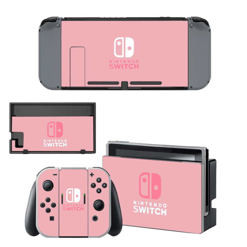 Pink Decal Cover For Nintendo Switch & Nintendo Switch OLED Design 1