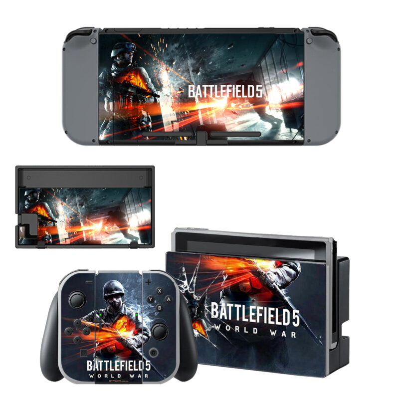 Battlefield 5 World War Decal Cover For Nintendo Switch & Nintendo Switch OLED