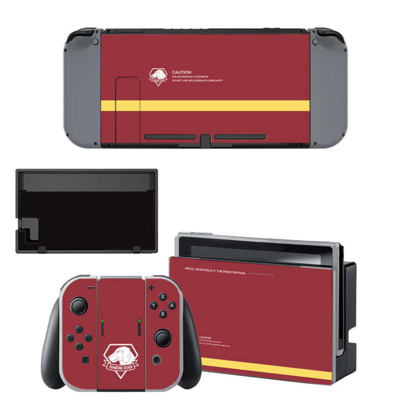 Metal Gear Solid V The Phantom Pain Skin Sticker For Nintendo Switch & Nintendo Switch OLED