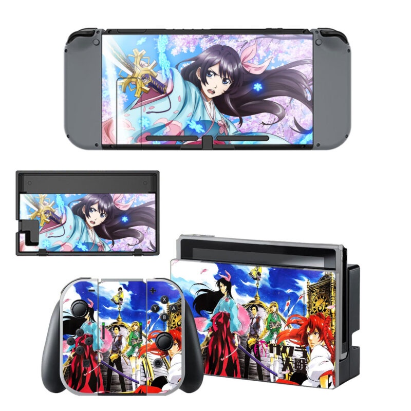 Sakura Wars Skin Sticker For Nintendo Switch & Nintendo Switch OLED Design 1