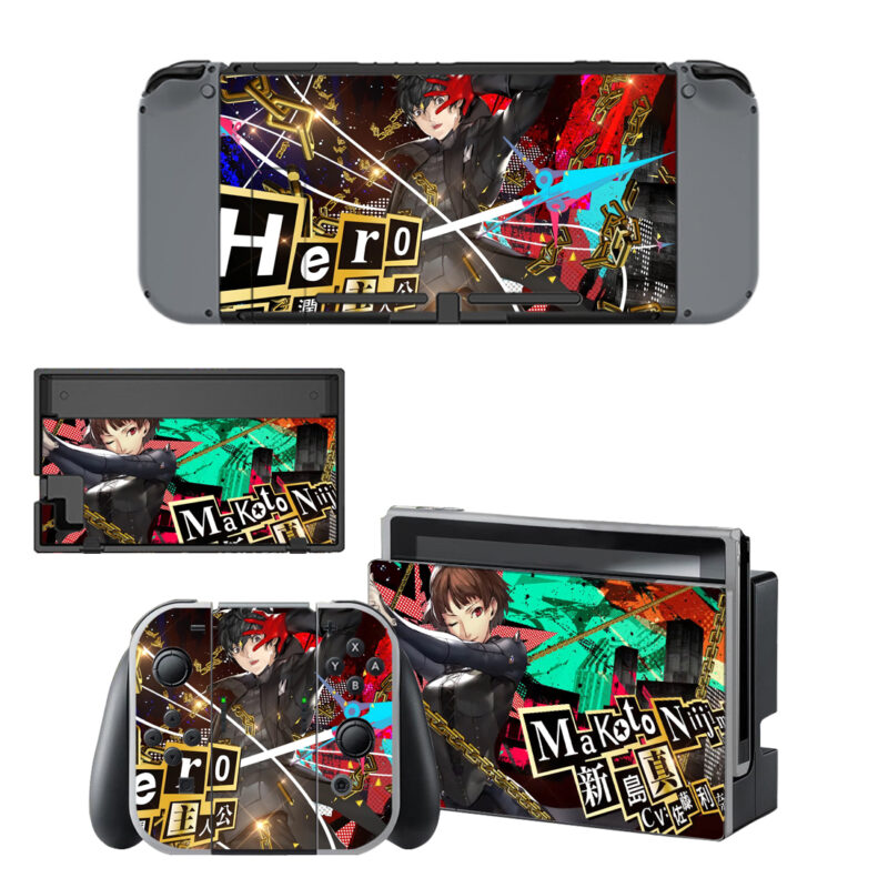 Makoto Niijima Skin Sticker For Nintendo Switch & Nintendo Switch OLED