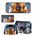 Goku and Vegeta Skin Sticker For Nintendo Switch & Nintendo Switch OLED Design 1