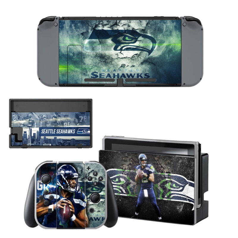 Seattle Seahawks Skin Sticker For Nintendo Switch & Nintendo Switch OLED