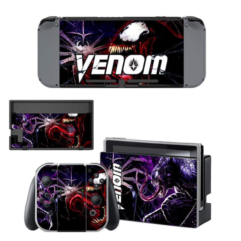 Venom Skin Sticker For Nintendo Switch & Nintendo Switch OLED Design 3