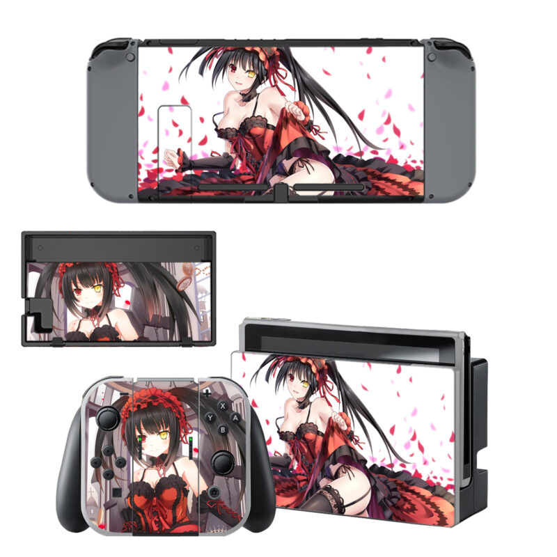 Kurumi Tokisaki Decal Cover For Nintendo Switch & Nintendo Switch OLED Design 3