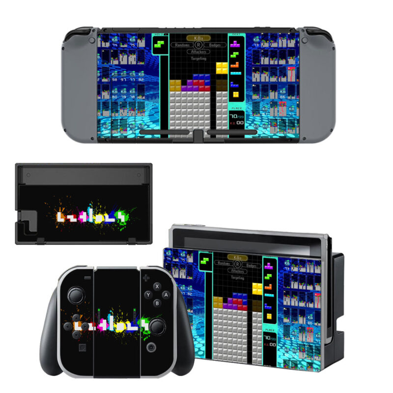 Tetris 99 Decal Cover For Nintendo Switch & Nintendo Switch OLED Design 2