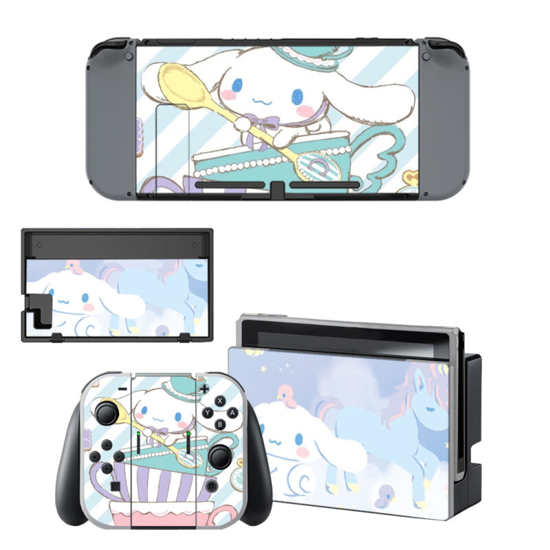 Cinnamoroll Skin Sticker For Nintendo Switch & Nintendo Switch OLED Design 1