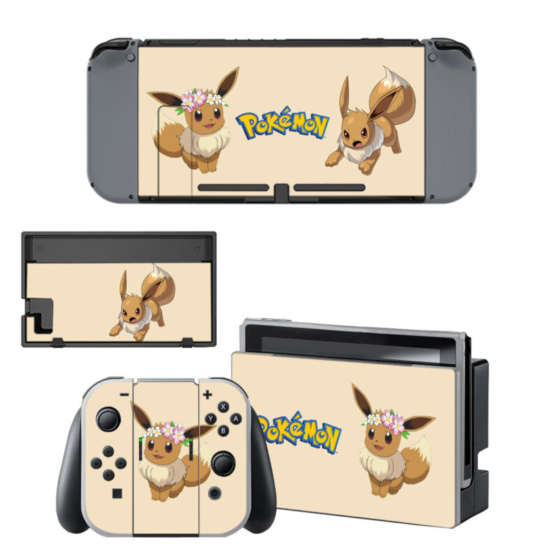 Pokemon Eevee Skin Sticker For Nintendo Switch & Nintendo Switch OLED