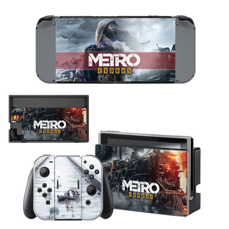 Metro Exodus Skin Sticker For Nintendo Switch & Nintendo Switch OLED Design 3