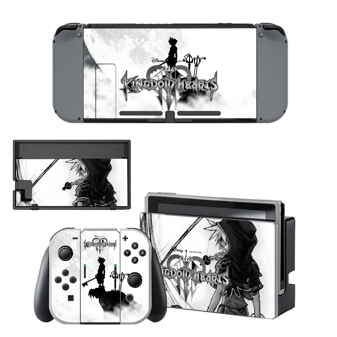 Kingdom Hearts Skin Sticker For Nintendo Switch & Nintendo Switch OLED Design 1