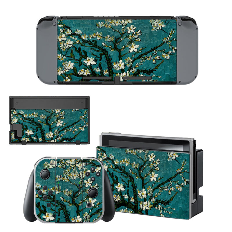 Van Gogh Almond Blossoms Painting Decal Cover For Nintendo Switch & Nintendo Switch OLED