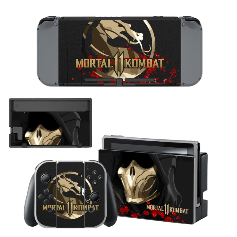 Mortal Kombat Decal Cover For Nintendo Switch & Nintendo Switch OLED Design 3