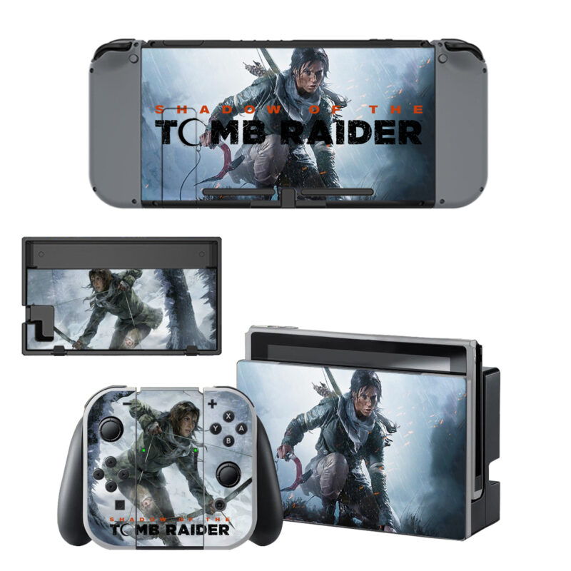 Shadow Of The Tomb Raider Skin Sticker For Nintendo Switch & Nintendo Switch OLED