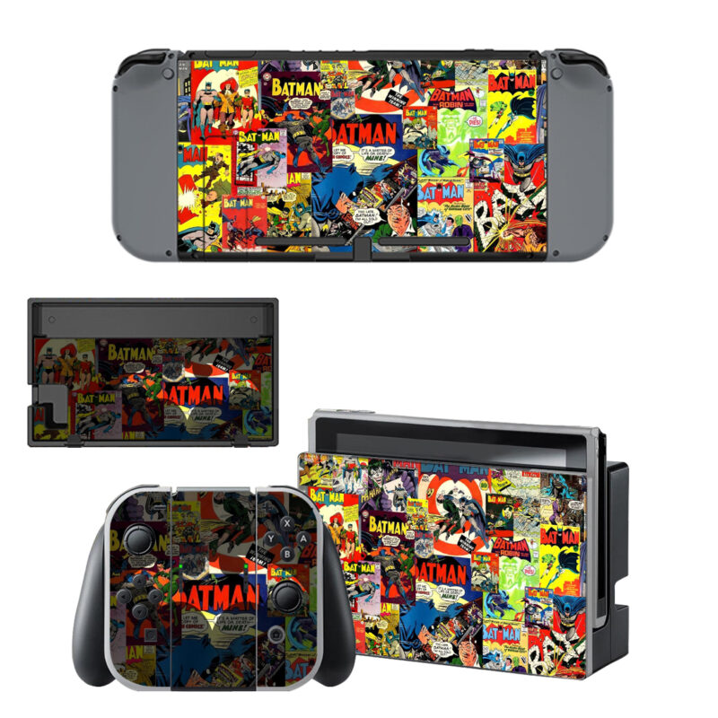 Bat Man Decal Cover For Nintendo Switch & Nintendo Switch OLED