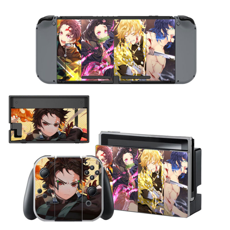 Demon Slayer Skin Sticker For Nintendo Switch & Nintendo Switch OLED Design 3