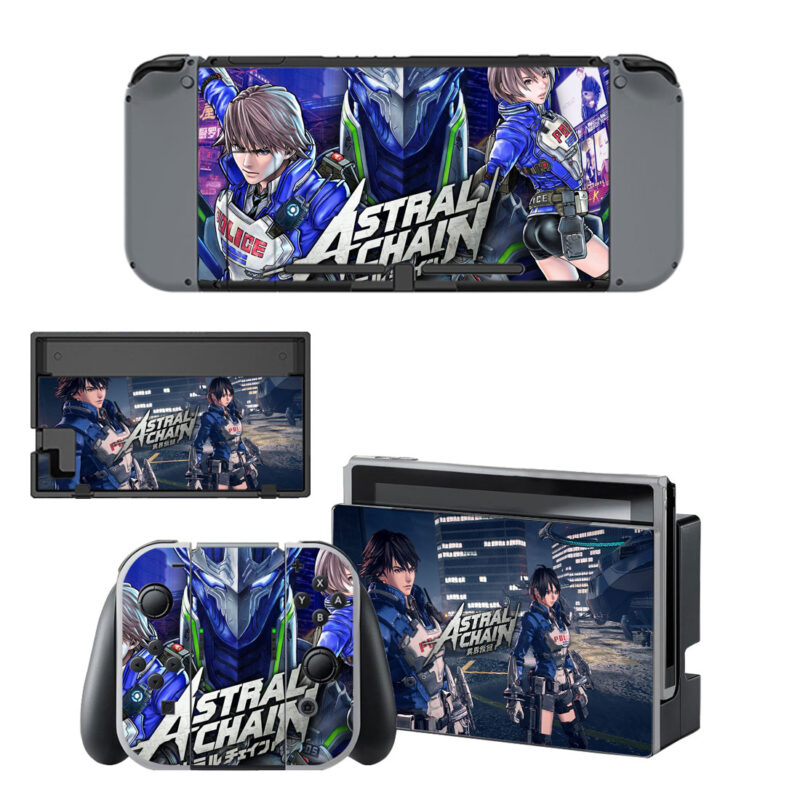 Astral Chain Decal Cover For Nintendo Switch & Nintendo Switch OLED