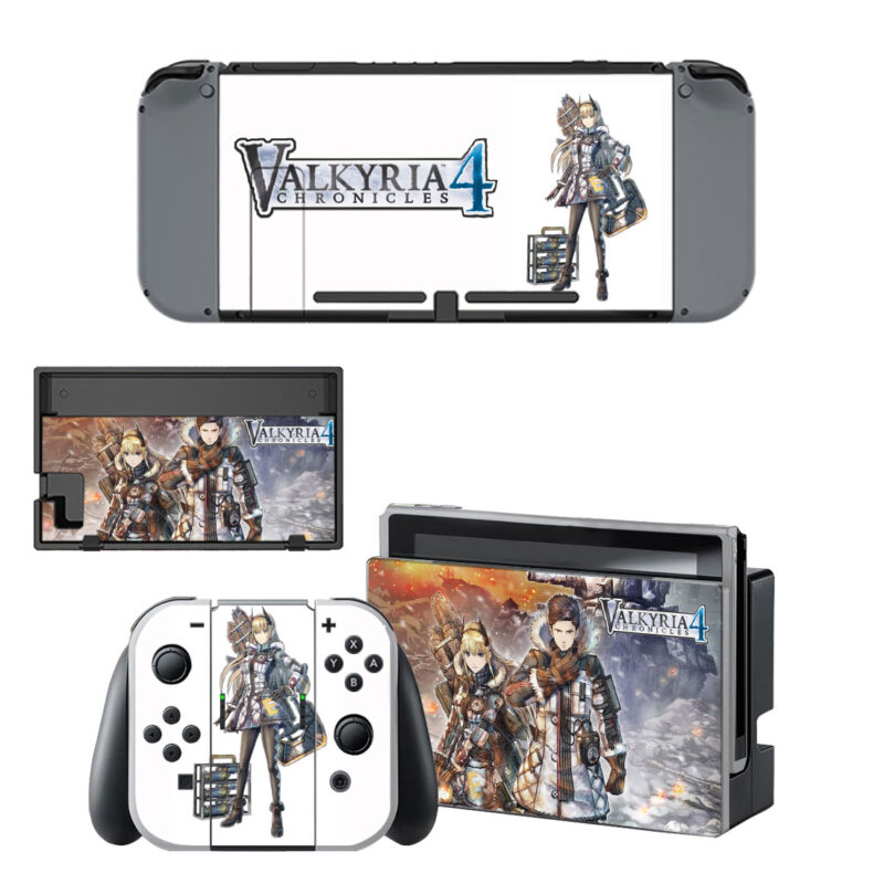 Valkyria Chronicles 4 Skin Sticker For Nintendo Switch & Nintendo Switch OLED Design 1