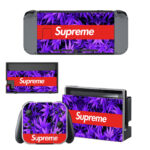 Purple Weed X Supreme Decal Cover For Nintendo Switch & Nintendo Switch OLED