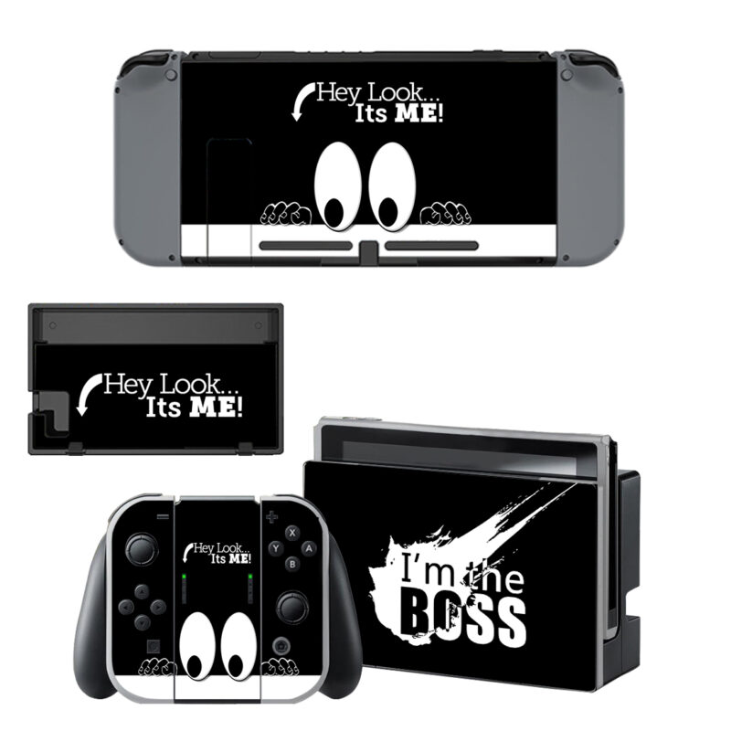 Hey Look Its Me Cartoon Eye Decal Cover For Nintendo Switch & Nintendo Switch OLED