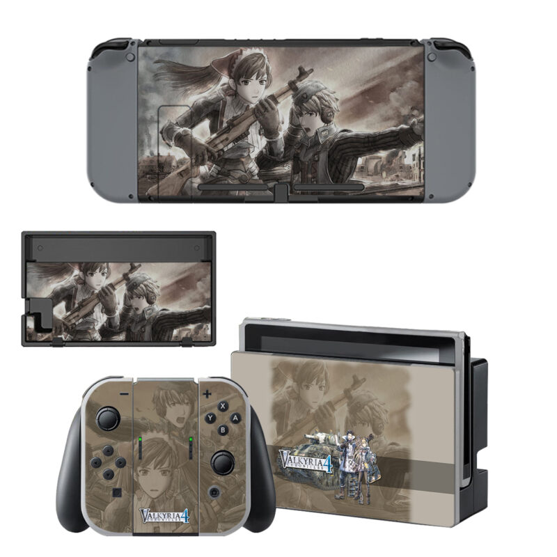 Valkyria Chronicles 4 Decal Cover For Nintendo Switch & Nintendo Switch OLED