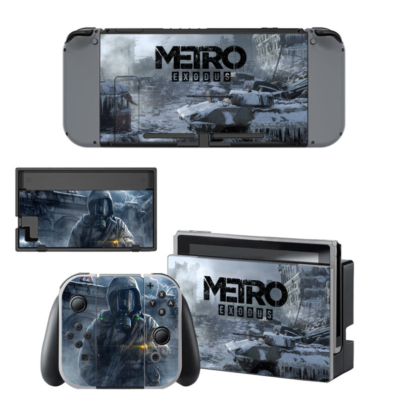 Metro Exodus Skin Sticker For Nintendo Switch & Nintendo Switch OLED Design 6