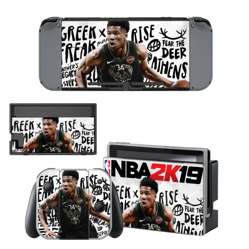 NBA 2k19 Decal Cover For Nintendo Switch OLED & Nintendo Switch