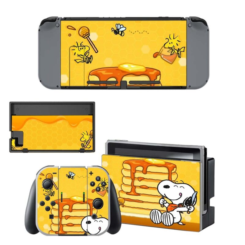 Snoopy Skin Sticker For Nintendo Switch & Nintendo Switch OLED Design 2