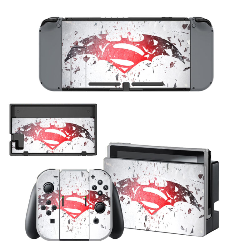 Superman Skin Sticker For Nintendo Switch & Nintendo Switch OLED Design 6