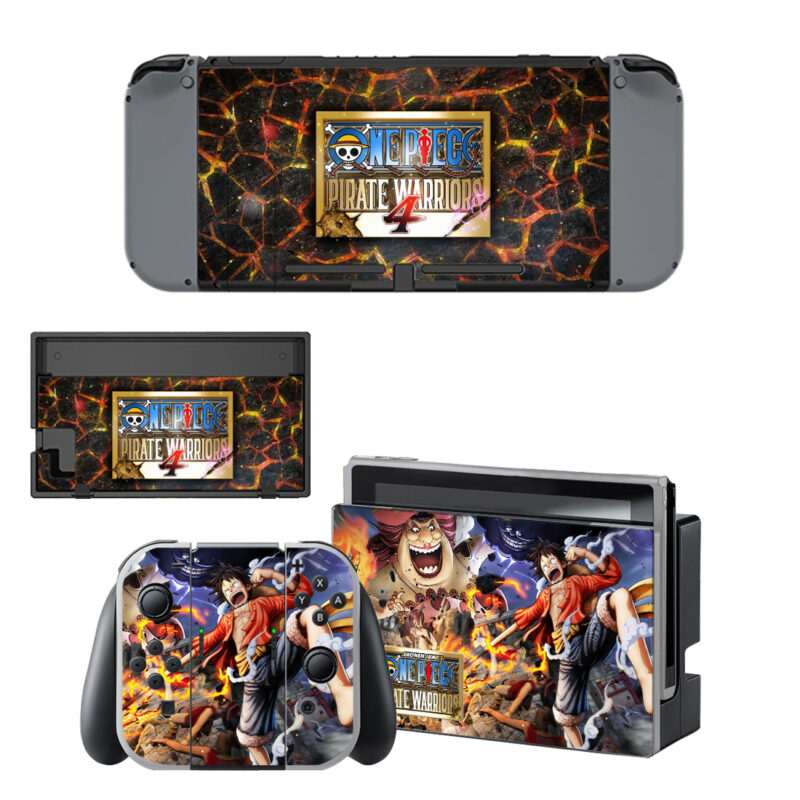 One Piece Pirate Warriors Decal Cover For Nintendo Switch & Nintendo Switch OLED Design 2