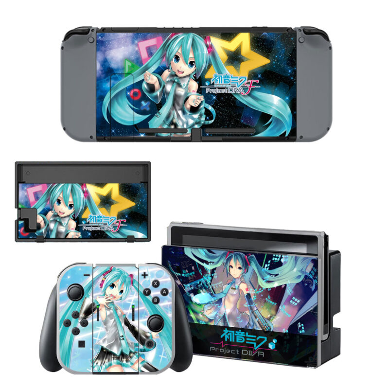 Hatsune Miku Project Diva Skin Sticker For Nintendo Switch & Nintendo Switch OLED