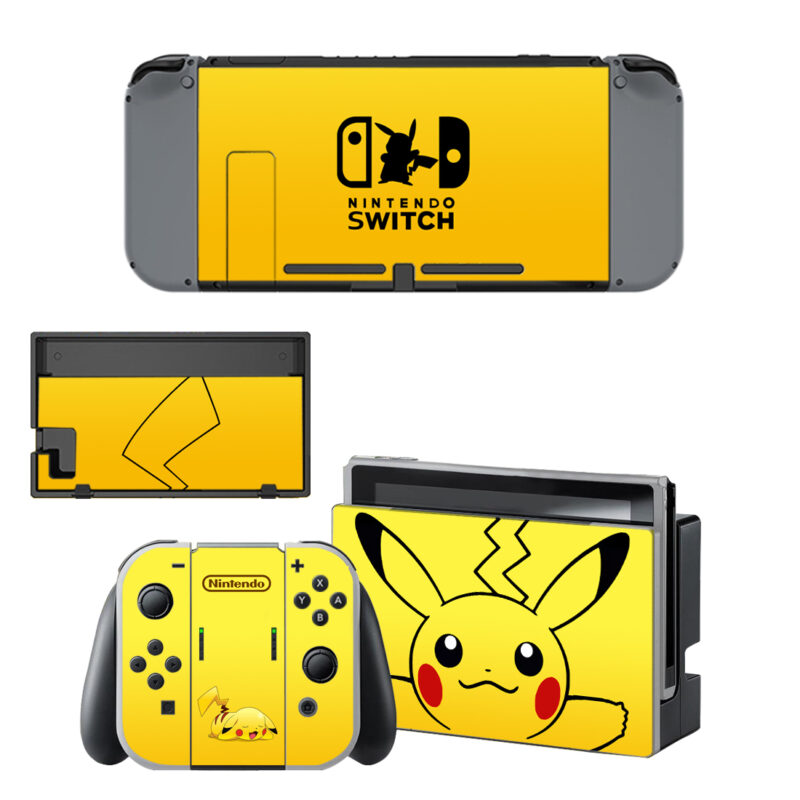 Pikachu Decal Cover For Nintendo Switch & Nintendo Switch OLED Design 10