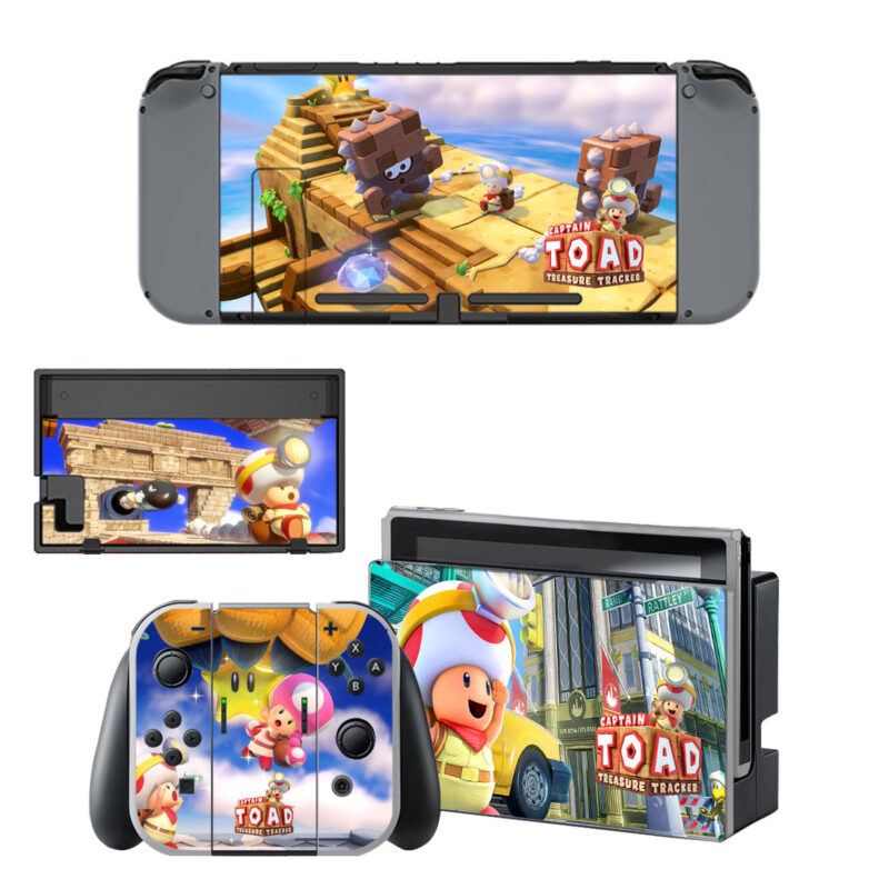 Captain Toad Treasure Tracker Skin Sticker For Nintendo Switch & Nintendo Switch OLED