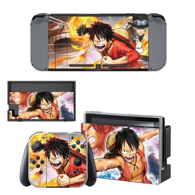 One Piece Pirate Warriors Skin Sticker For Nintendo Switch & Nintendo Switch OLED Design 1