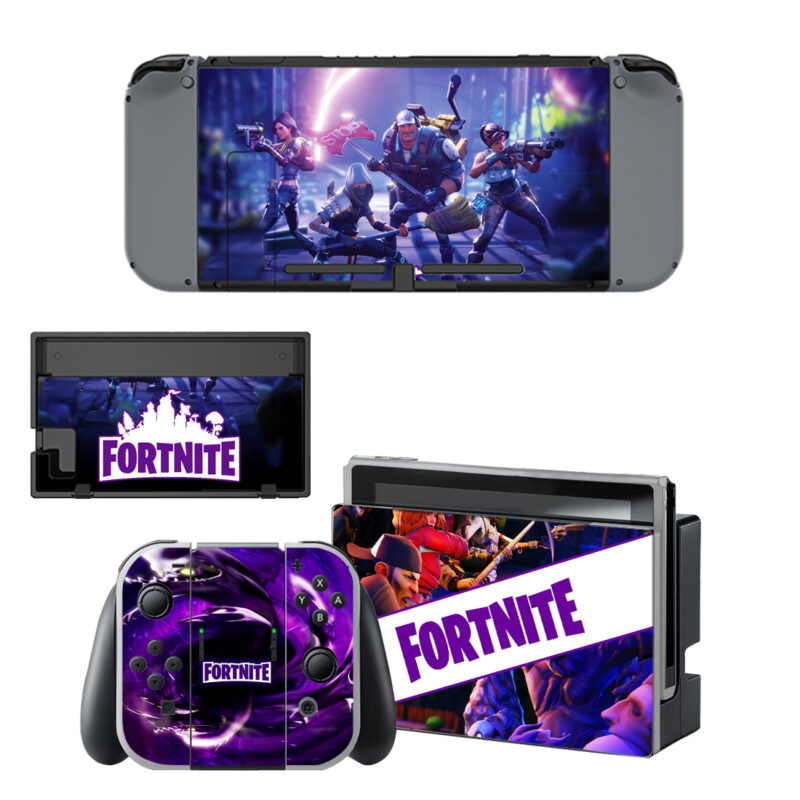 Fortnite Decal Cover For Nintendo Switch OLED & Nintendo Switch Design 1