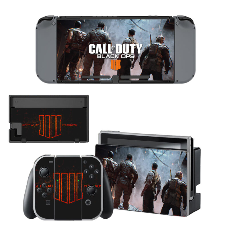 Call Of Duty Black Ops 4 Decal Cover For Nintendo Switch & Nintendo Switch OLED