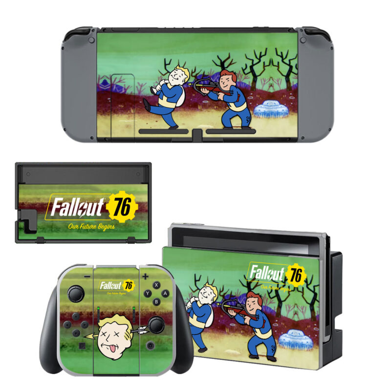 Fallout 76 Decal Cover For Nintendo Switch & Nintendo Switch OLED Design 2