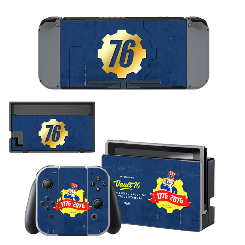 Vault 76 Decal Cover For Nintendo Switch & Nintendo Switch OLED